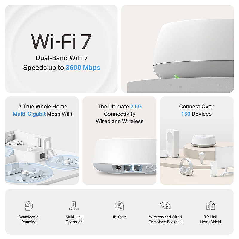 TP-Link DECO BE25(2-PACK) mesh wi-fi system - Billede 3
